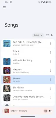 Vanilla Music Player android App screenshot 6